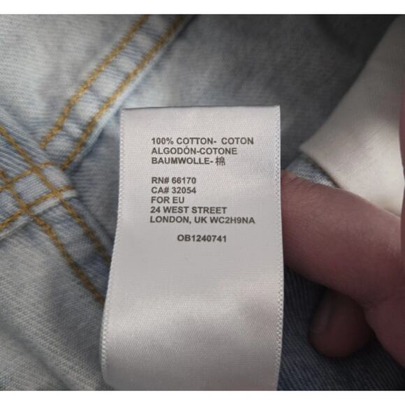 Urban Outfitters BDG Double Knee Jeans 29x28 Light Rinse Slant Pockets Skater - Picture 6 of 13